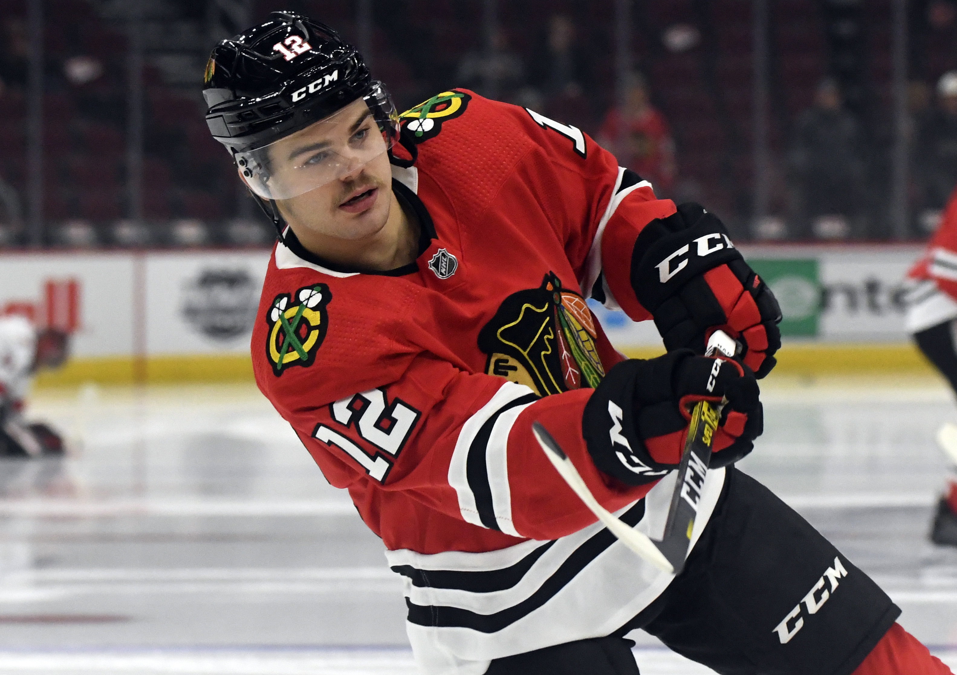 NHL: Carolina Hurricanes at Chicago Blackhawks