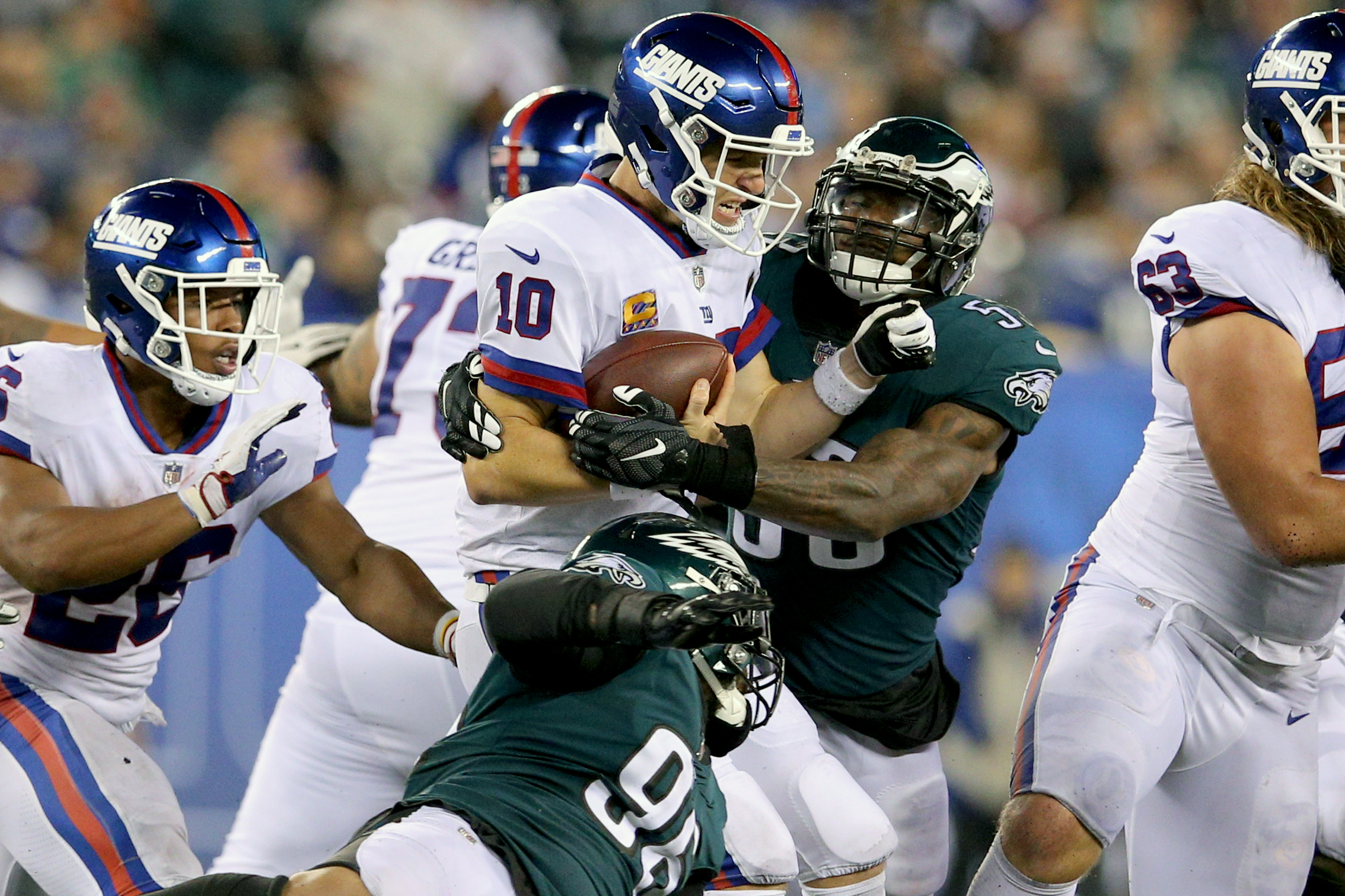 NFL: Philadelphia Eagles at New York Giants