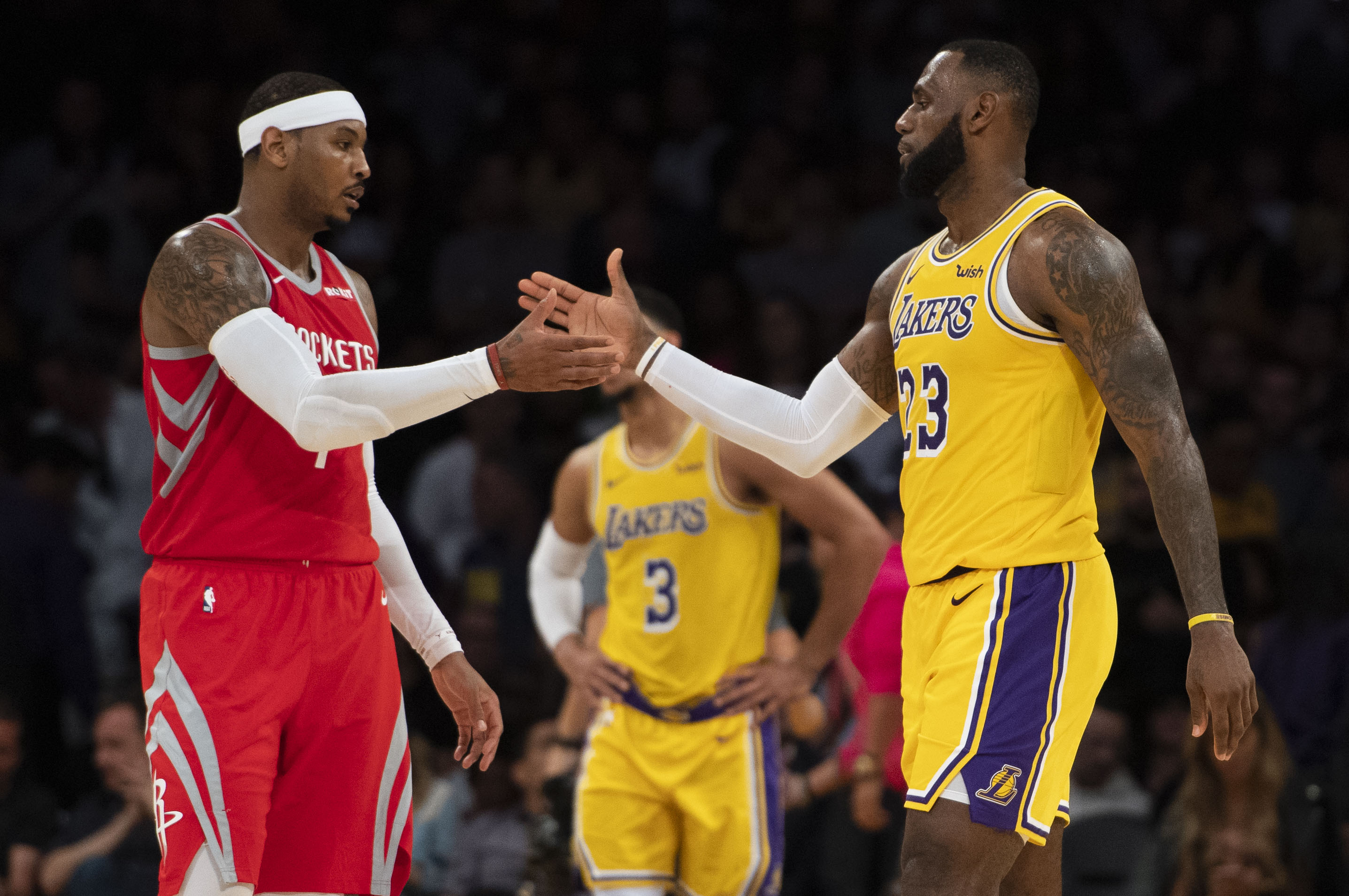 LOS ANGELES LAKERS V HOUSTON ROCKETS