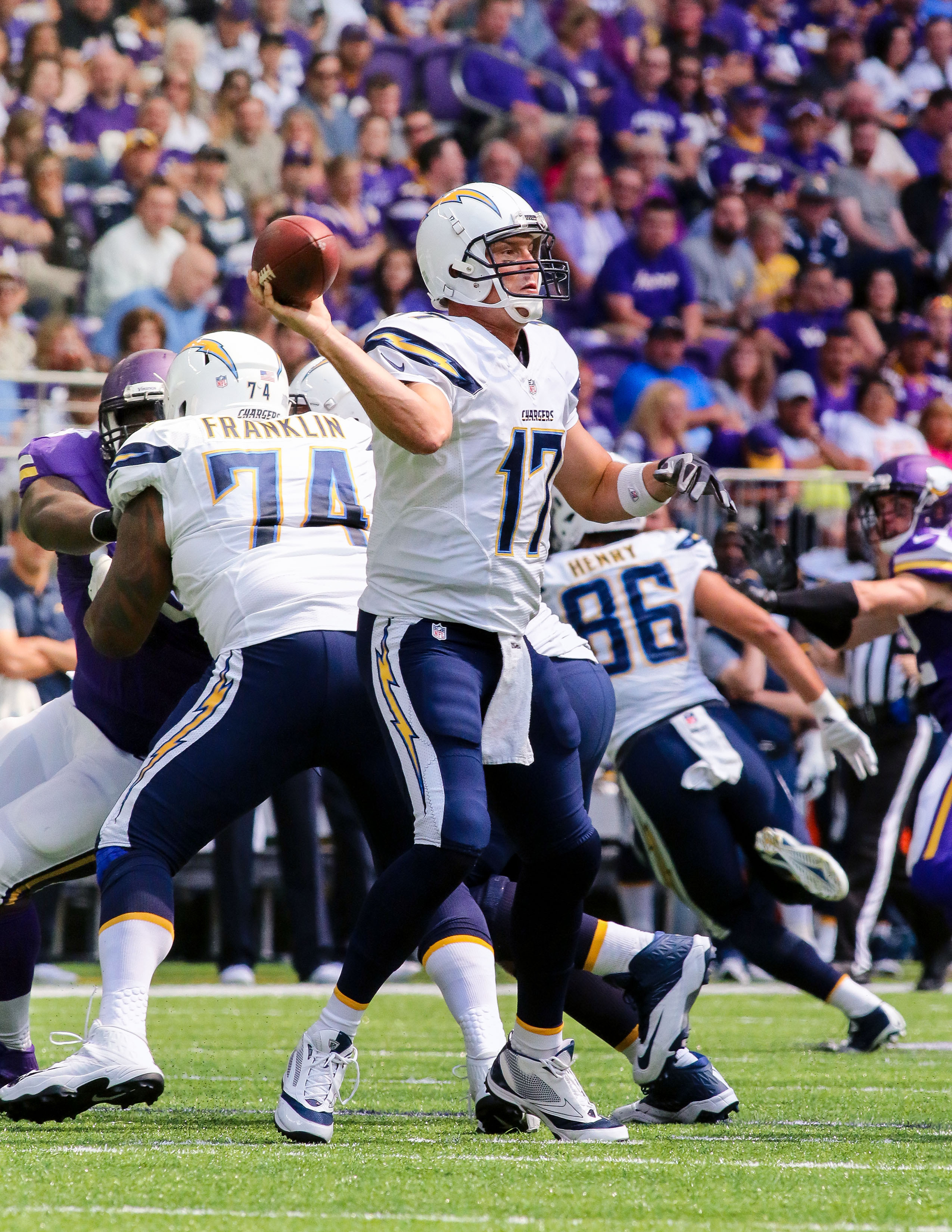 NFL: AUG 28 Preseason - Chargers at Vikings