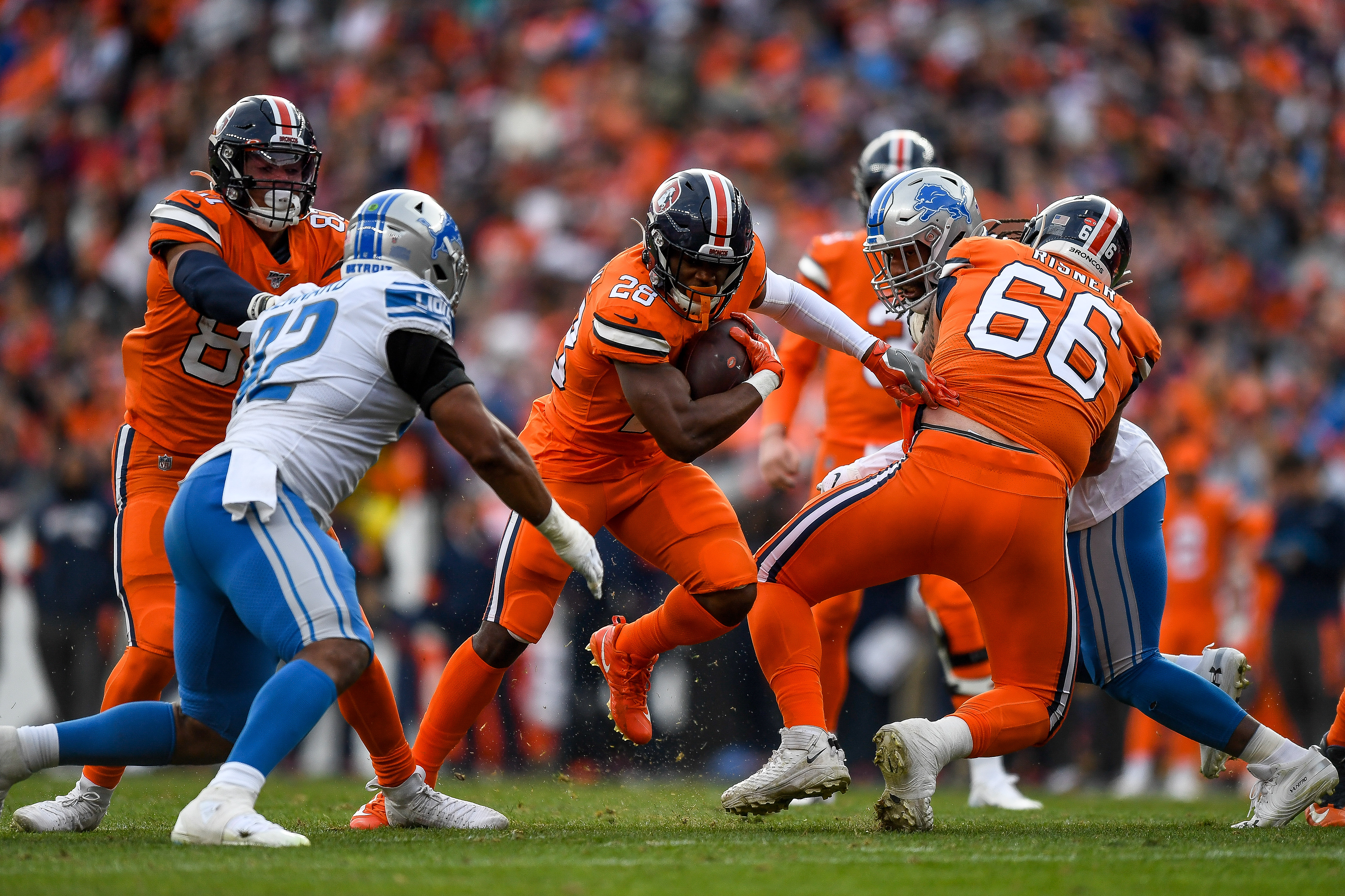 Detroit Lions v Denver Broncos