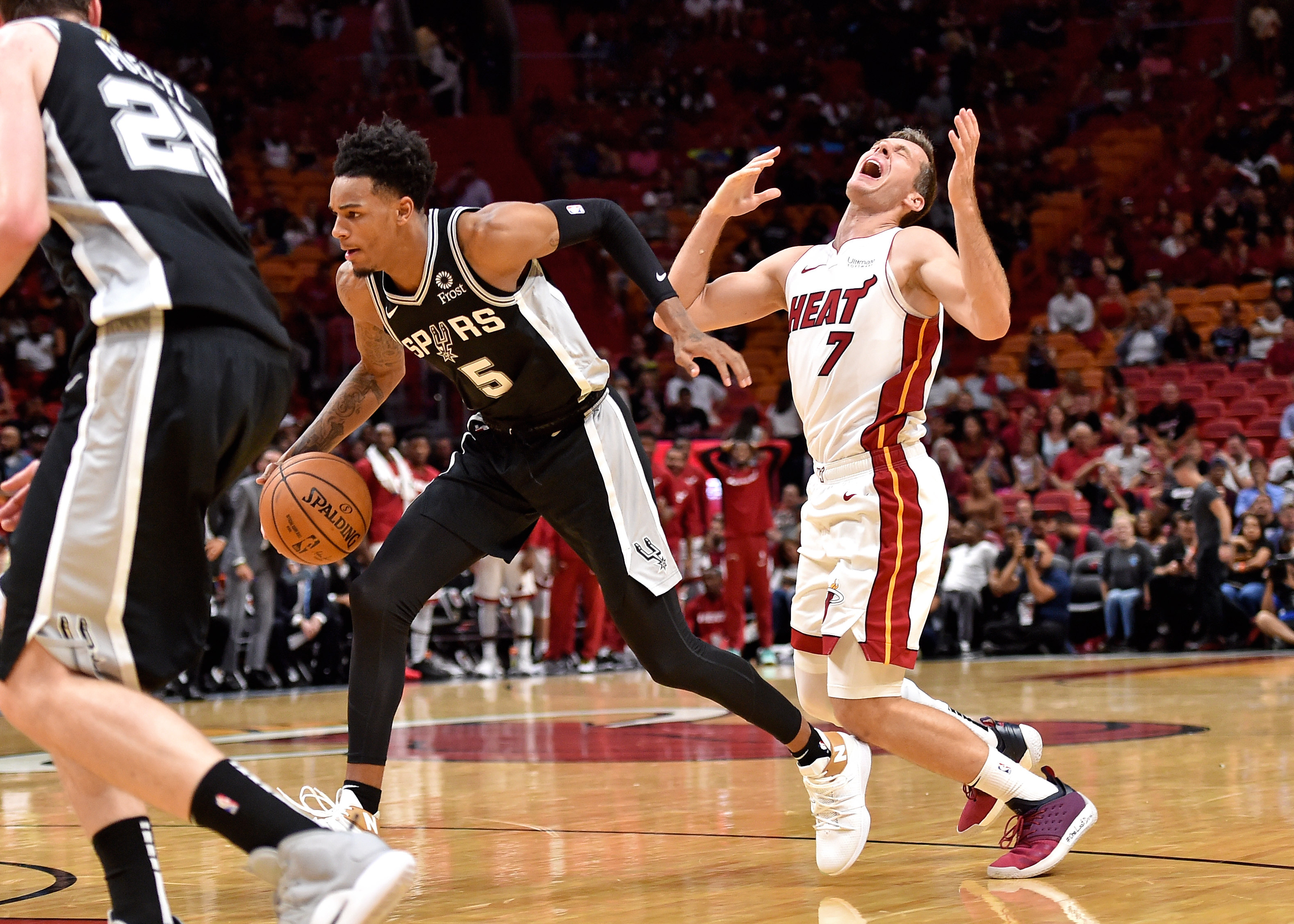 NBA: Preseason-San Antonio Spurs at Miami Heat