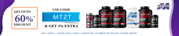 Muscletech Offer Branding Website Banner
