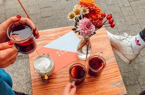 Hier gibts Glühwein und weihnachtliche Specials