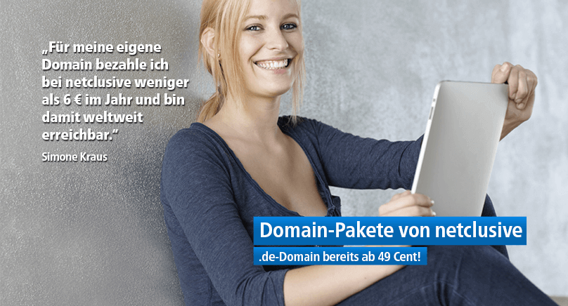 netclusive Domain-Pakete