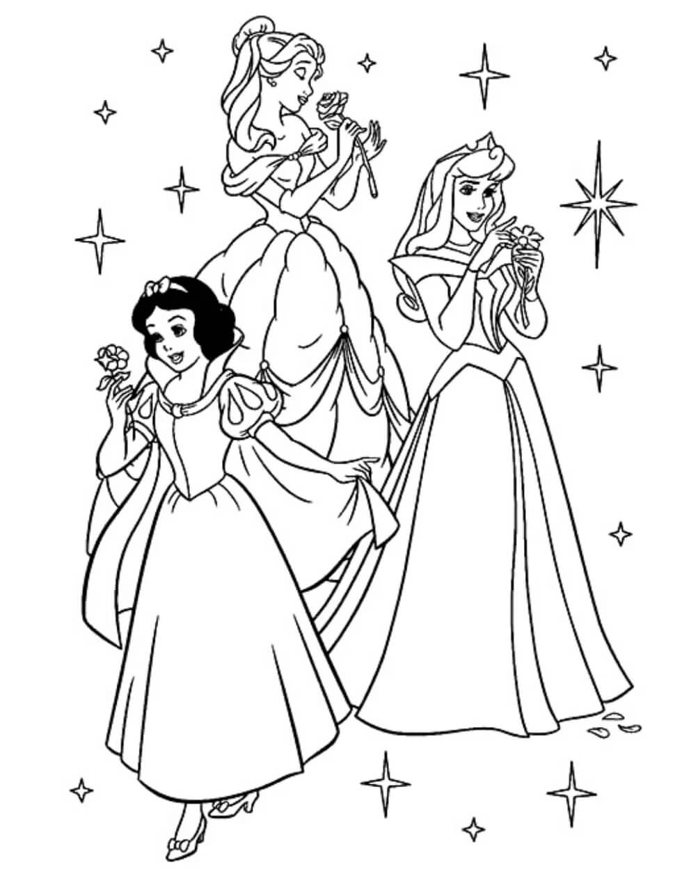Coloriage Princesse