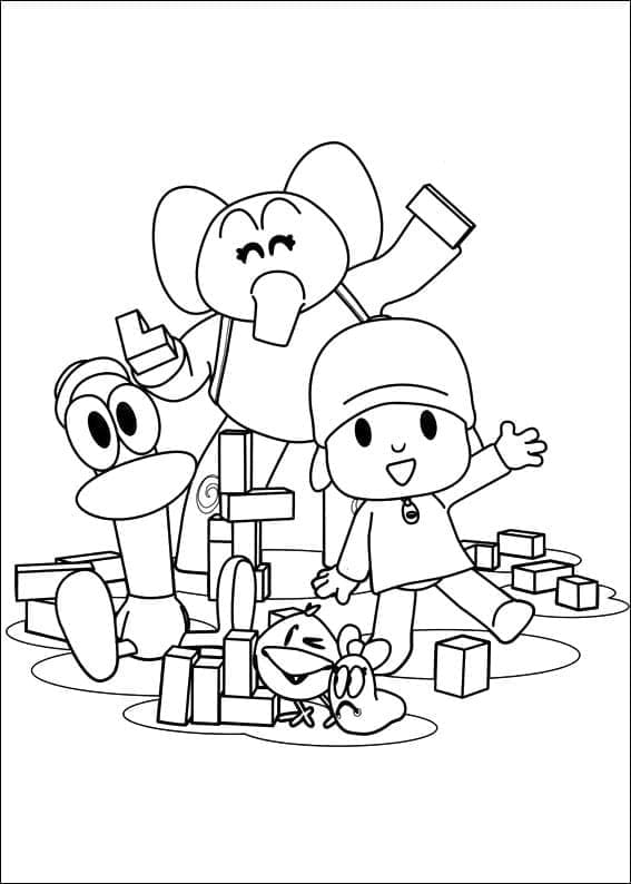 Coloriage Pocoyo