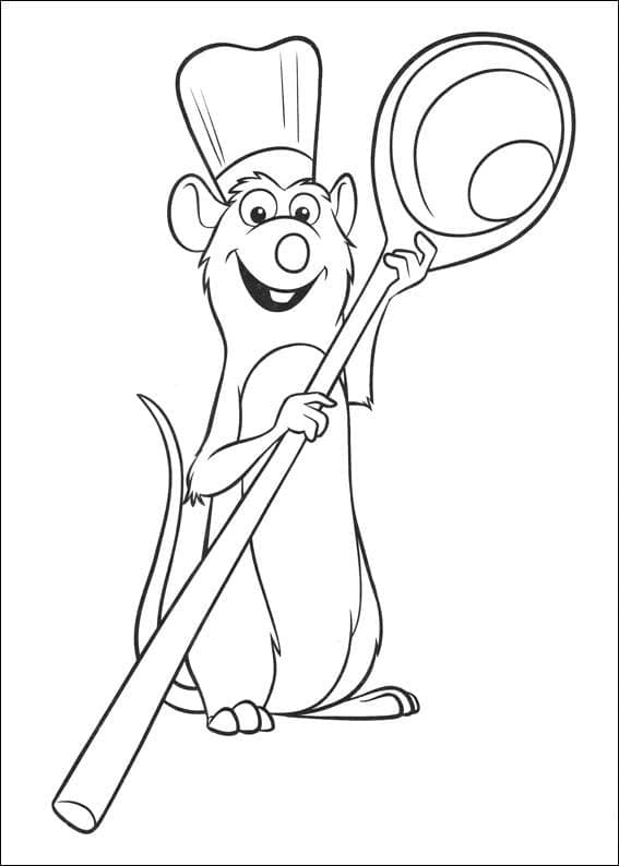 Coloriage Ratatouille