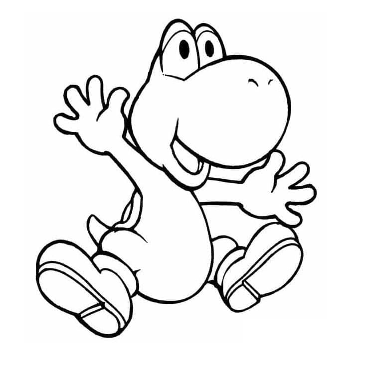 Coloriage Yoshi
