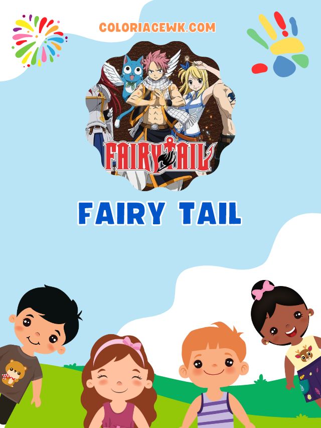 Top coloriage des personnages de l&rsquo;anime Fairy Tail