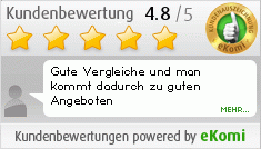 eKomi - The Feedback Company: Einfache Bedienung, sehr gute Auswahl