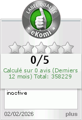 Avis consommateur: Produits de qualit&eacute; reçus sous 48 heures. Tr&egrave;s bon site. Je recommanderai sans h&eacute;siter.