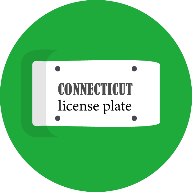 Connecticut license plate logo