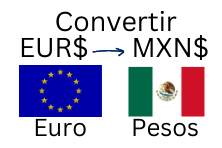 Convertir Euros a Pesos Mexicanos