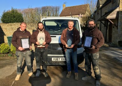 Award Winning Cotswold paving and Landscaping team