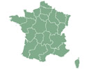 Create a Clickable map of France.
