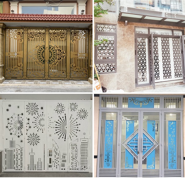cổng sắt cnc đẹp
