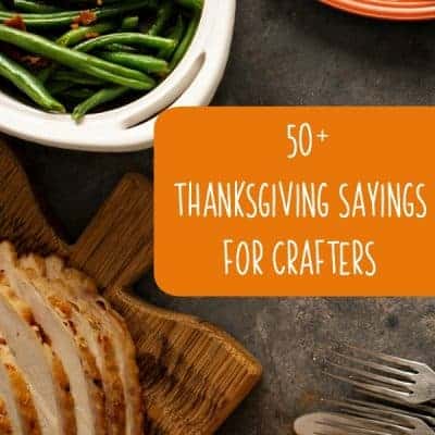 50+ Thanksgiving Sayings for Silhouette Portrait and Cameo or Cricut Explore or Maker Crafters - by cuttingforbusiness.com