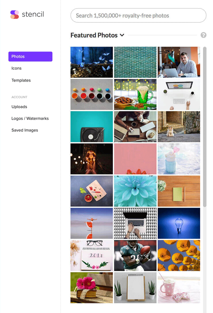 Image with missing alt attribute found on getstencil.com