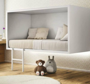 kids modern floating bed 1