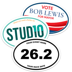 Oval Stickers