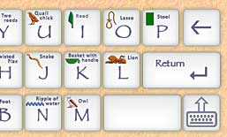 Hieroglyphic Typewriter