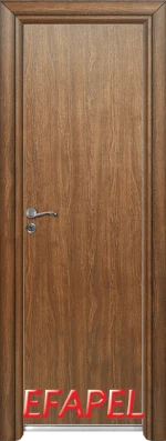 Алуминиева врата Ефапел - цвят Императорска акация