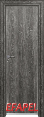 Алуминиева врата Ефапел - цвят Сив ясен