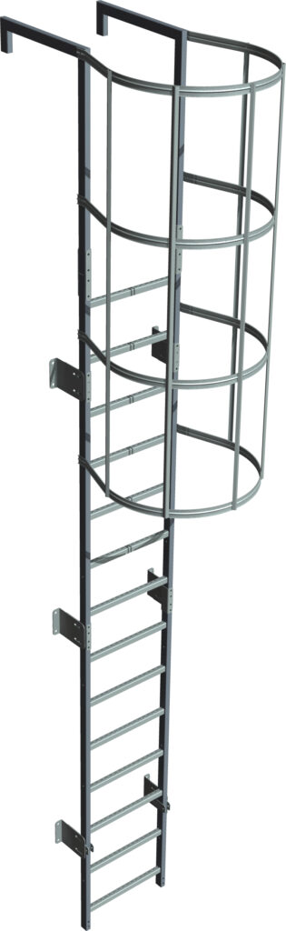 drabina ewakuacyjna 4m z pałąkiem