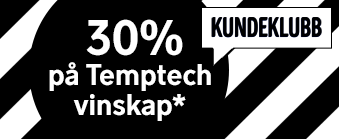 Kundeklubb: 30% p&aring; Temptech vinskap fra mandag*