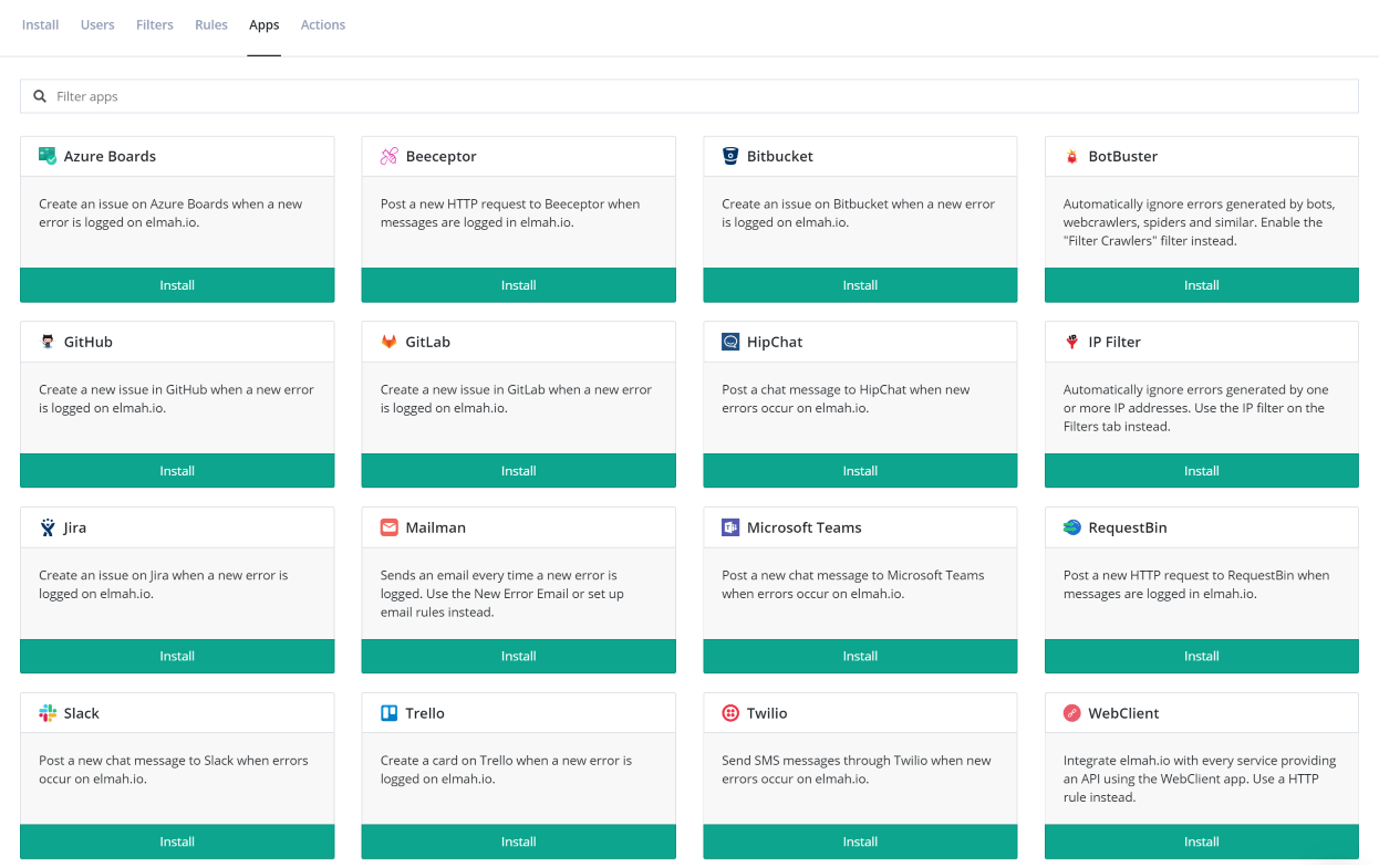 Apps and Integrations