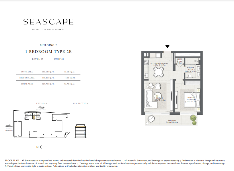 Floor Plan 2 for emaar seascape