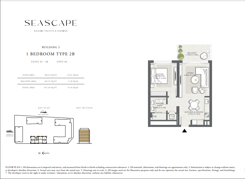 Floor Plan 3 for emaar seascape