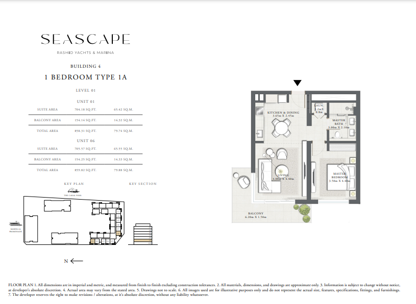 Floor Plan 4 for emaar seascape