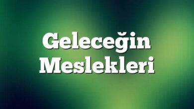 geleceğin en iyi meslekleri - 2020