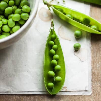 Fresh Peas in the Pod