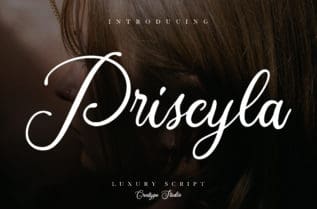 Priscyla Luxury Script Font