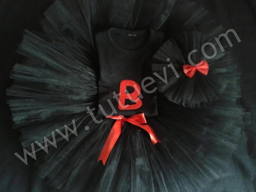 Gülşah Hanımın özel olarak hazırlattığı body, tütü etek ve saç bandından oluşan tütü takımı hazır, elbise sahibinin mutlu günlerde giymesini diliyoruz.