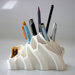 Download free STL files Pen and Pencil Holder , BEEVERYCREATIVE