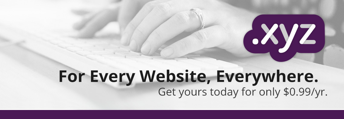 Get .xyz for $0.50/year