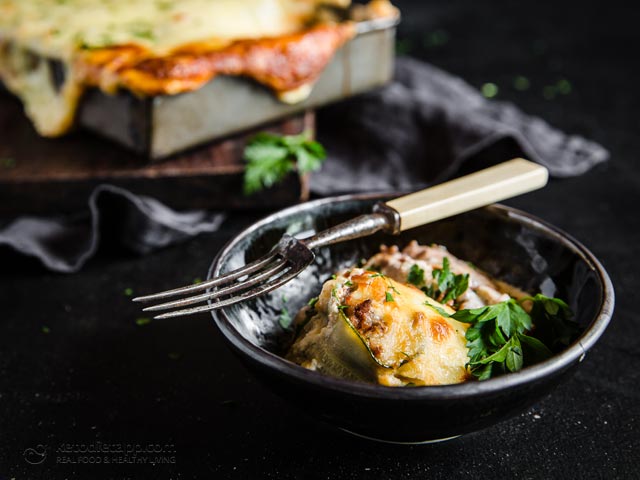 Low-Carb Zucchini Lasagna Roll Ups