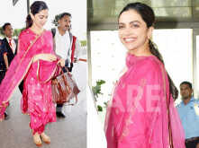 Spotted : Deepika Padukone looking pretty in pink at the airport