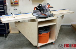 mobile miter saw station plans