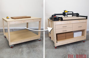 Adding Drawers to a Workbench