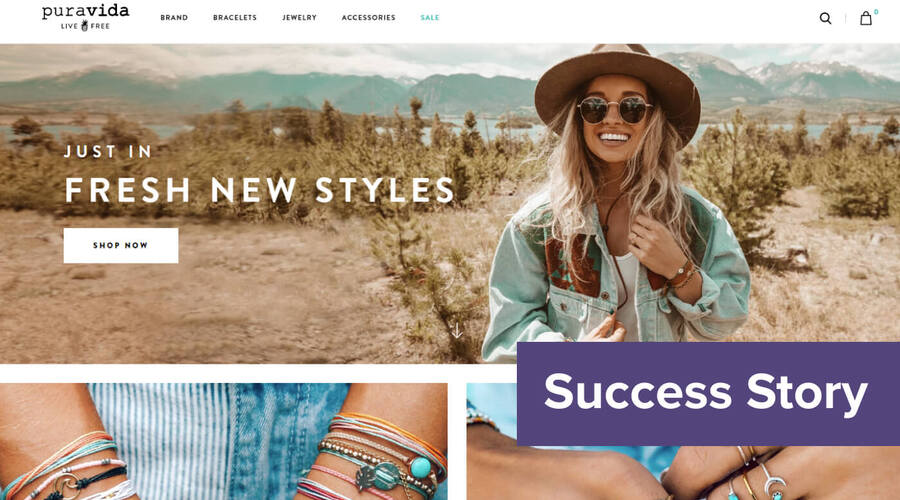 How Pura Vida Bracelets generated +$640,000 in revenue with a low touch web...