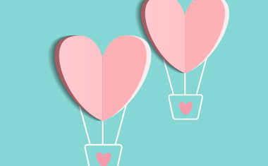 heart air balloons