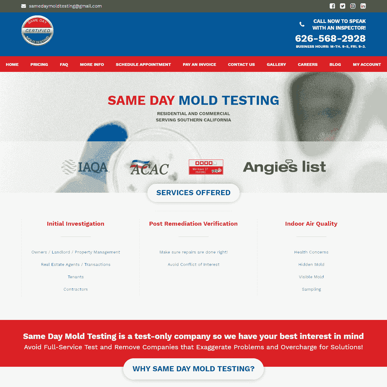 Same Day Mold Testing, Inc.