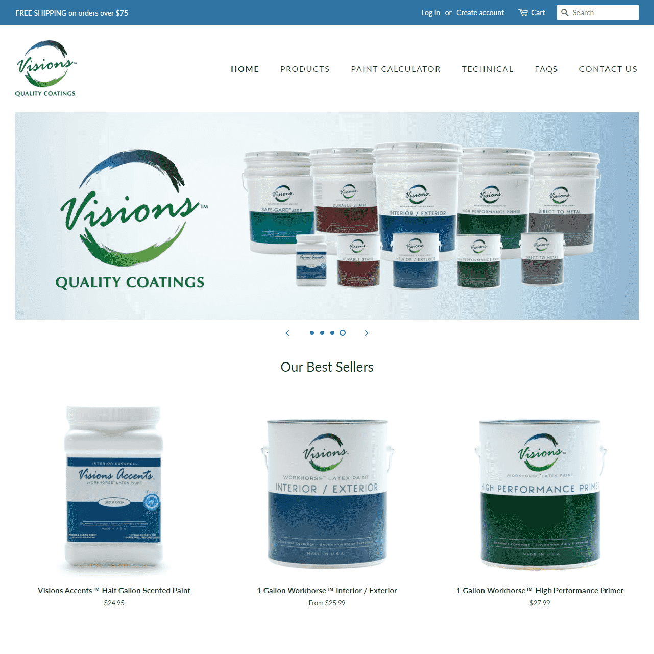 Visions Quality Coatings Shop