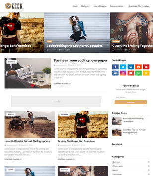 Zeek Blogger Templates