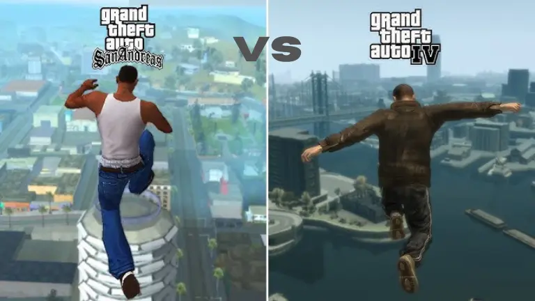 GTA San Andreas Vs GTA 4